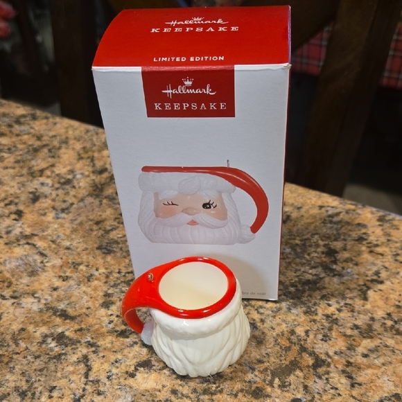 Hallmark Santa Keepsake Mug - Red and Cream - Picture 2 of 8